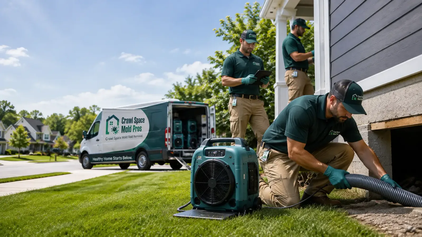 Crawl Space Mold Removal in Medina, TX